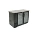 Eagle Group BPR-UBB-24-48G Refrigerated Back Bar Cabinet w/ 2 Glass Doors, 4 Shelves 1 image