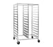 Eagle Group OUR-1836-3 36 Pan End Load Aluminum Double Mobile Tray Rack  1 image