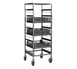 Eagle Group OUR-2008-6SR 8 Pan Stainless Steel Mobile End Load Panco Utility Rack, Assembled 1 image
