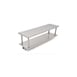 Eagle Group PTS-2448-2 Stainless Steel Eagle Pass-Thru Shelf with Overshelf - 48"W x 24"D 1 image