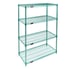 Eagle Group S4-74-2160E EAGLEgard® Hybrid Epoxy 4-Tier Starter Shelving Unit - 60"W x 21"D x 74"H 1 image