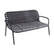 emu 531 Yard Love Seat w/ Woven Elastic Straps Seat & Back - Outdoor/Indoor, 54-1/2" Long 1 image
