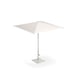 emu 980FG-WT 6 1/2 ft Square Top Shade Umbrella - Anodized Aluminum Pole 1 image