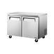 Turbo Air EUF-48-N-V 48" 2-Section Undercounter Freezer w/ 2 Doors, 13.2 cu. ft. 1 image