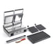 Eurodib PD RR PS 17" Single Commercial Panini Sandwich Grill w/ Cast Iron Smooth Plates, 110V 1 image