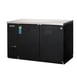 Everest EBB48 49" Two Section Back Bar Cooler with Solid Door, 14.0 cu. ft. 1 image