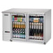 Everest EBB48G-SS 49" Two Section Back Bar Cooler with Glass Door, 14.0 cu. ft. 1 image