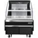 Everest EOMH-36-B-35-T 37" Horizontal Open Air Merchandiser in Black, 1 Shelf, Open Curved, 7.4 cu. ft. 1 image