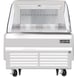 Everest EOMH-36-W-35-S 37" Horizontal Open Air Merchandiser in White, Deck Only, Open Curved, 5.6 cu. ft. 1 image