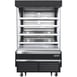 Everest EOMV-48-B-35-T 48" Vertical Open Air Merchandiser in Black, High Profile, 4 Shelves, 24 cu. ft. 1 image