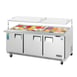 Everest EOTP3 71" Threee Section Mega Top Sandwich/Salad Prep Table w/ 3 Door, 30 Pans 1 image