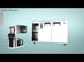 Everest ESPT-2G-2S Two Section Pass-Thru Refrigerator w/ 2 Solid & 2 Glass Full Doors, Top Mount, 48 cu. ft. 3 image