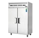 Everest ESRF2A 49" 2 Section Reach-In Refrigerator/Freezer Combo w/ 2 Solid Doors, Top Mount 1 image