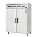 Everest ESWRF2 59" 2-Section Reach-In Refrigerator/Freezer Combo w/ 2 Solid Doors, Top Mount 1 image