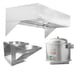 HoodMart 2014B 14 FT Restaurant Hood System w/ Makeup-Air, 18 Gauge Steel 1 image