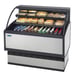 Federal Industries LPRSS4 48" Specialty Low Profile Self-Serve Refrigerated Merchandiser, Laminate Exterior, 2 Shelves, w/ Night Curtain 1 image