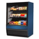 Federal Industries VRSS4860S 47" Self-Serve High Profile Open Air Merchandiser, Solid Square Sides, 2 Shelves, w/ Night Curtain, 18.48 cu. ft. 1 image