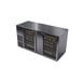 Fagor Refrigeration FBB-69GS-N Refrigerated Back Bar Cabinet w/ 2 Glass Doors, 4 Shelves, 2 Rails 1 image