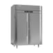 Victory FS-2D-S1-EW-HC 58" Two Section Reach-In Freezer w/ 2 Glass Doors, All Stainless Steel, 49 cu. ft. 1 image
