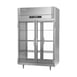 Victory FSA-2D-S1-PT-G-HC 52" Two Section Pass-Thru Freezer w/ 4 Glass Doors, Aluminum Interior, 48 cu. ft. 3 image