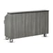 FWE CB-6 60 lb. Ice Bin Removable Speed Rack-72" Portable Bar-Laminate Front 4 image