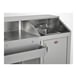 FWE SBBC-6 50 lb. Ice Bin Removable Speed Rack-72" Portable Bar-Stainless Steel Exterior 5 image