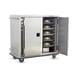 FWE TS-1418-20 Stainless Steel 20 Tray Heated Meal Delivery Cart w/ 2 Doors 1 image