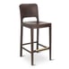 G & A 9660PS Milano Barstool with Solid Wood Back and Padded Seat, Walnut Finish 1 image