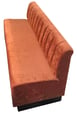 G & A LUNA-1/4-48 Vertical Channel Back Booth, Upholstered Corner Booth 1/4 Circle, 48" Height 1 image