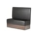 G & A QUICK SHIP BASE-S-42 48"L Single Plain Back Booth, Upholstered Back and Seat, 42"Height 1 image