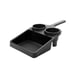 GET WST-1-BK Plastic Compartment Tray 1 image