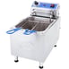 Globe PF16E Countertop Electric stainless steel Fryer,Manual Reset 4 image