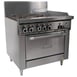 Garland US Range G36-4G12R 36" Gas Reaturant Range, (4) Open Burners, 12" Griddle, (1) Standard Oven, 188.000 BTU  1 image