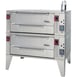Garland US Range GPD-48-2 63" Double Deck Gas Pizza Oven with 48" Deck Width, 8" Height, 192.000 BTU 1 image