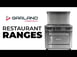 Garland US Range U60-6G24RR 60" Gas Restaurant Range w/ (6) Open Burners, 24" Griddle, (2) Standard Ovens, 304.000 BTU 3 image