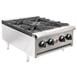 Wells HDHP-2430G 23" Countertop Gas Hotplate with (4) Burners, Manual Controls, 106.000 BTU 1 image