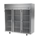 Beverage Air HF3HC-1G 78" Three Section Reach-In Freezer w/ 3 Glass Doors, Top Mount, 69 cu. ft. 2 image