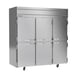 Beverage Air HF3HC-1HS 78" Three Section Reach-In Freezer w/ 6 Half Solid Doors, Top Mount, 69 cu. ft. 1 image