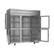Beverage Air HFPS3HC-1HG 78" Three Section Reach-In Freezer w/ 6 Half Glass Doors, Stainless Steel, 69 cu. ft. 3 image