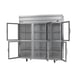 Beverage Air HFPS3HC-1HG 78" Three Section Reach-In Freezer w/ 6 Half Glass Doors, Stainless Steel, 69 cu. ft. 4 image