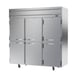 Beverage Air HFPS3HC-1HS 78" Three Section Reach-In Freezer w/ 6 Half Solid Doors, Stainless Steel, 69 cu. ft. 2 image