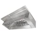 Captive Aire 10' L 430 Stainless Steel Make-Up Air Hood (Complete) with 2 Fans and Optional Fire System 1 image