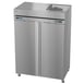 Hoshizaki DT2A-FS 55" 2-Section Reach-In Refrigerator/Freezer Combo w/ 2 Solid Doors, Steelheart Series 4 image