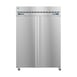 Hoshizaki DT2A-FS 55" 2-Section Reach-In Refrigerator/Freezer Combo w/ 2 Solid Doors, Steelheart Series 1 image