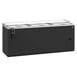 Hoshizaki CC80 80" Three Section Black Horizontal Bottle Cooler, 24.67 cu. ft. 2 image