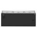 Hoshizaki CC80 80" Three Section Black Horizontal Bottle Cooler, 24.67 cu. ft. 3 image