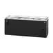 Hoshizaki CC80 80" Three Section Black Horizontal Bottle Cooler, 24.67 cu. ft. 1 image