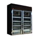Howard-McCray GR48-B 52" Two Glass Door Merchandiser Refrigerator in Black, 48 cu. ft. 1 image