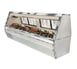Howard-McCray R-CFS35-6-S-LED 71" Remote Straight Glass Fish / Poultry Service Case, 1230 BTU - 45 cu. ft. - Stainless Steel 1 image