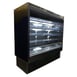 Howard-McCray R-OD35E-6-B-LED 75'' Vertical Dairy Open Air Merchandiser in Black, Remote Refrigeration, 4 Shelves, w/ LED Lighting 1 image
